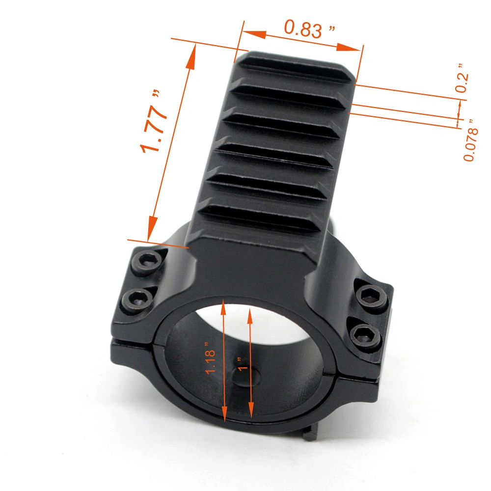 30mm 6 Slots Tactical Scope Mounts Adaptor with Picatinny Weaver