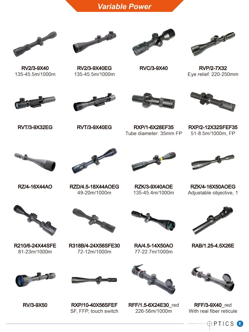 3-9X50 Target Riflescopes Wholesale Scopes China