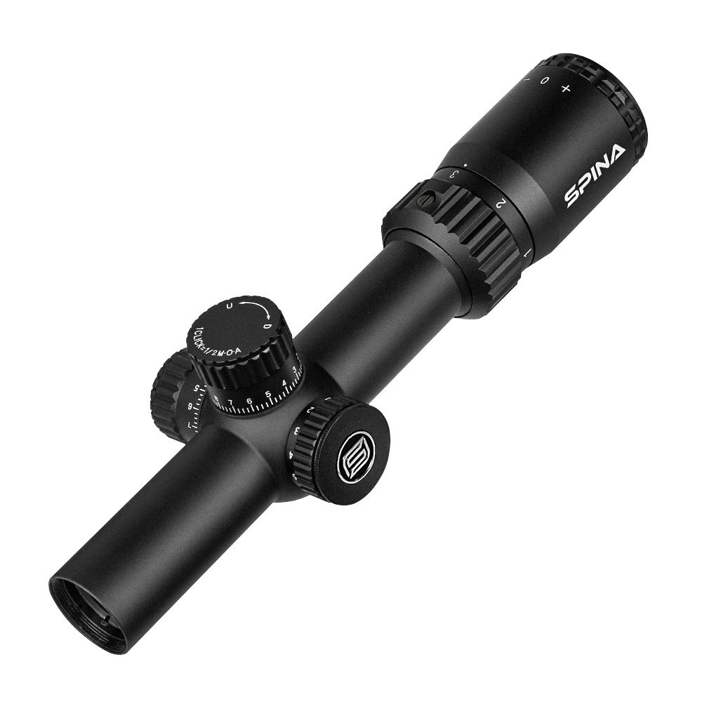Spina Optics HD 1-6X24 IR Hunting Scope Tactical Compact Riflescope Outdoor Long Range Optic Sights First Focal Plane Ffp Sight