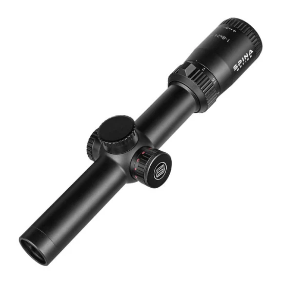 기본 사용자 정의 Spina Optics 1-8X24 빨간색-녹색 조명 레티클이 있는 사냥 범위, 전술 광학 조준경, 튜브 30mm가 있는 충격 방지 소총 범위, 3% 할인