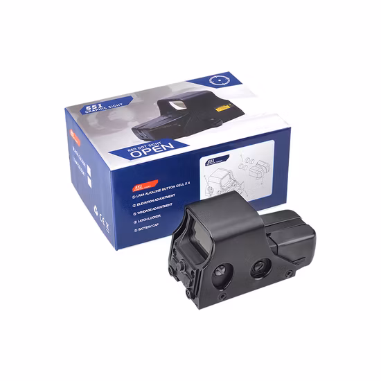 Richfire 무료 로고 인쇄 551 빨간색 DOT 바이저, 고품질 전술 홀로그램 광학 바이저